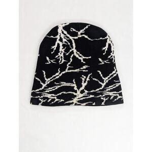 Unbranded Y2K Lightening Pattern Beanie Hat Gorpcore Grunge